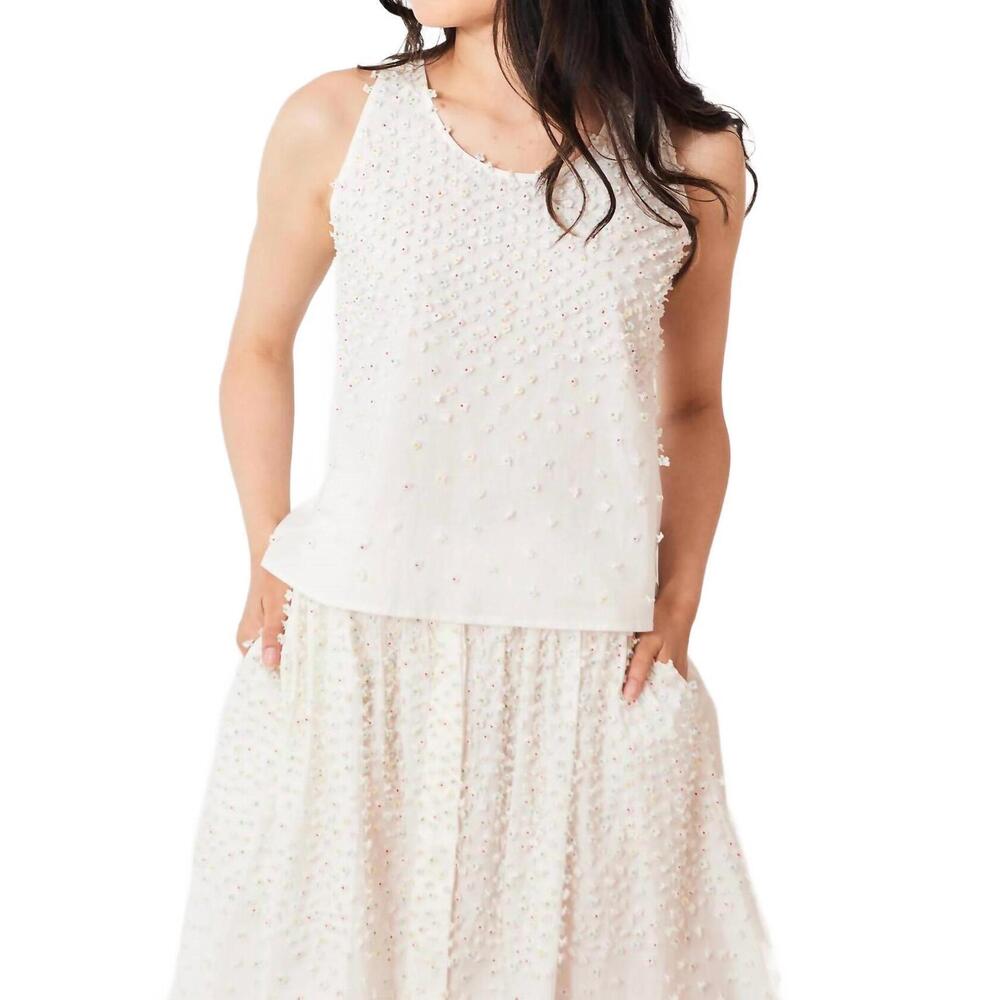 NEW MII COLLECTION lola top in white